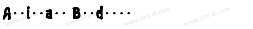 Assistamt Bold字体转换